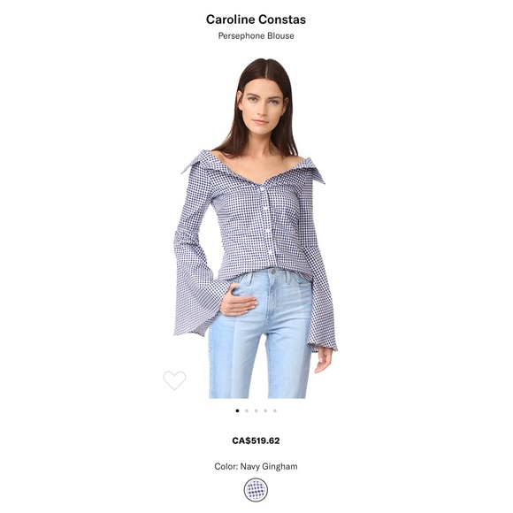 Caroline Constas Persephone Blouse - Picture 4 of 4